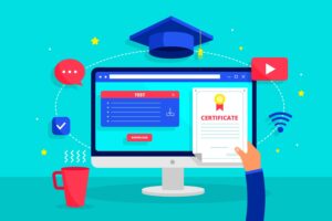 Learning management system grading