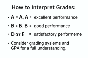 How to Interpret Grades